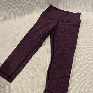 Lululemon Athletica Maroon Leggings